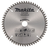 MAKITA Tarcza do cięcia Aluminium MDF 165x20 60Z Multi Cut SP6000 D-81206