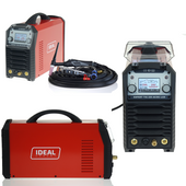 IDEAL Spawarka TIG MMA EXPERT TIG 220 AC/DC Puls LCD 220A 2T/4T IGBT