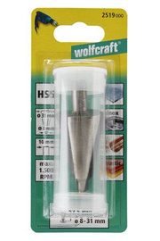 WOLFCRAFT Frez do otworów 8 - 31 mm - HSS, trzpień 10 mm WF2519000