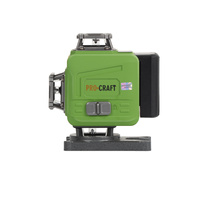 PROCRAFT Laser krzyżowy zielony poziomica laserowa 360 4,0Ah LE-4GL