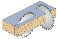 CMT Piła tarcza tnąca do płyt MDF laminatu 220x30 mm 42Z 287.042.09M