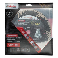 SCHMITH Tarcza diamentowa 230 mm do gresu betonu super turbo SCH04D40002
