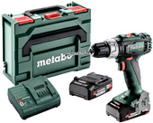 METABO Wiertarko-wkrętarka akumulatorowa 18V 50Nm 2x2,0Ah BS 18 L 602321500