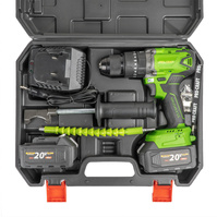 PROCRAFT Wiertarko-wkrętarka akumulatorowa 20V 2x4,0Ah 50Nm Walizka PA18BL