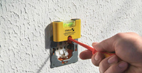 STABILA Kieszonkowa poziomica dla elektryka z klipsem SA18115 6,7 cm