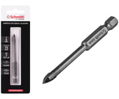 SCHMITH Wiertło do szkła glazury ceramiki 6x75 mm HEX 1/4" SCH04G10004
