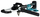 MAKITA Wiertnica glebowa 2x18V BLDC 2-biegowa XPT ADT LED DDG460ZX7