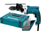 MAKITA Wiertarka udarowa 2-biegowa 720W HP2051HJ + zestaw wierteł 8 szt.