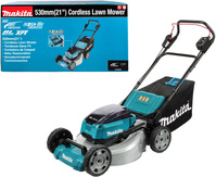 MAKITA Kosiarka akumulatorowa 2x18V 53 cm 70L stalowa obudowa DLM530Z mocna