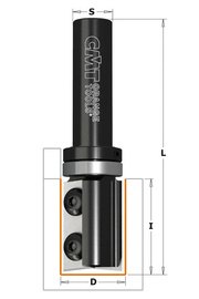 CMT Frez prosty na płytki wymienne 19x28,3 mm trzpień 12,7 mm RH 656.691.11