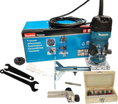 MAKITA Frezarka krawędziowa 3711 Soft-Start 530 W