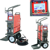 IDEAL Spawarka Inwerterowa EXPERT TIG 302 AC/DC Pulse LCD 400V Wózek HF