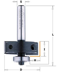 CMT Frez do wręgów fi 34,9x65 mm S=12,7 mm Z2 RH 660.851.11