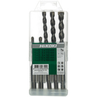 HIKOKI Zestaw 5 wierteł SDS-Plus 5-12mm dwuostrzowe beton mur 4100840