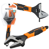 WAART Klucz nastawny hydrauliczny 8" 200mm 0-38mm wąskie szczęki W32M211