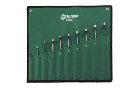 SATA Zestaw 10 kluczy płasko-oczkowych XL X-Beam z grzechotką ST08016
