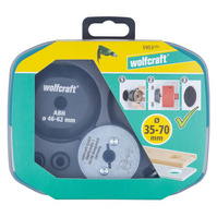 WOLFCRAFT Zestaw 3 adapterów do powiększania otworów do otwornica WF5953000