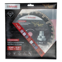 SCHMITH Tarcza diamentowa do gresu ceramiki betonu 230x22,23 mm SCH04D40006