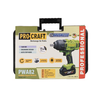 PROCRAFT Klucz udarowy akumulatorowy 3/4" 1600Nm 20V 1x4,0Ah Walizka PWA82