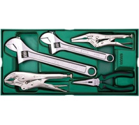 SATA Zestaw kluczy nastawnych i szczypiec 5 el. ST09909-02