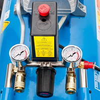 AIRPRESS Kompresor olejowy dwutłokowy 100L HL 425-100V 8 bar 2,2 kW 36834