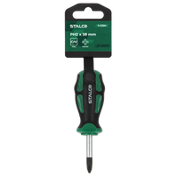 STALCO Wkrętak krzyżak Phillips PH2x38 mm CrV magnetyczny S-12334