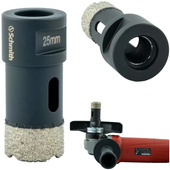 SCHMITH Otwornica diamentowa wiertło koronka 25 mm M14 do gresu SOD-M14/25