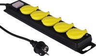 SCHMITH Przedłużacz warsztatowy 5m 16A 1.5mm IP44 5x2p+Z SP5GZ-WW-5M