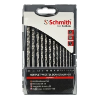 SCHMITH Komplet wierteł do metalu HSS 13 szt SQWM-03