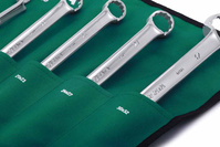 SATA Zestaw kluczy oczkowych odgiętych 6-32mm 11szt CrV ST08023