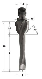 CMT WIERTŁO Z GWINTEM 10/50/65/M10/11X4 330.100.12