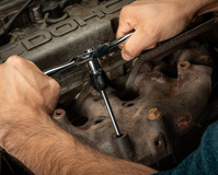 SATA Zestaw do gwintowania grzechotka 3/8 + akcesoria ST50402