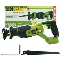 PROCRAFT Piła pilarka szablasta akumulatorowa lisi ogon 20V 10cm BODY PSS35