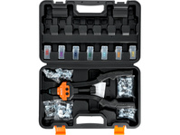 WAART Nitownica do nitonakrętek 7 głowic M3 - M12 zestaw 110 el. W76P733