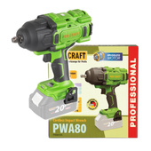 PROCRAFT Klucz udarowy 1/2" akumulatorowy 20V Body 1600Nm PWA80bb