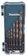 MAKITA Zestaw wierteł do metalu HSS-G 6 sztuk 2/3/4/5/6/8mm D-77241
