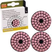 PROXXON Tarcza pad polerski diamentowy 50mm WP/E WP/A gres P200 3szt 28658