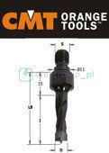 CMT WIERTŁO Z GWINTEM 5/50/65/M10/11x4 340.050.12