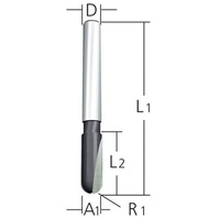 MAKITA Frez do profili półokrągłych 12mm trzpień 8mm D-10805