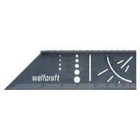 WOLFCRAFT Kątownik stolarski japoński przymiar szablon narożny 3D 5208000
