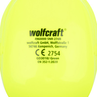 WOLFCRAFT Nauszniki dla dzieci, zielone Wolfcraft WF4960000