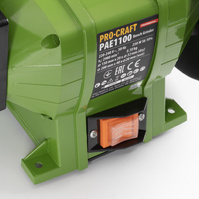 PROCRAFT Szlifierka stołowa sieciowa kombinowana 150/200mm 250W PAE1100