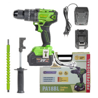 PROCRAFT Wiertarko-wkrętarka akumulatorowa 20V 2x4,0Ah 50Nm Walizka PA18BL