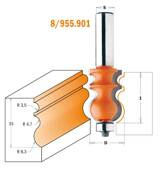 CMT Frez trzpieniowy kształtowy + łożysko fi 23,8mm trzpień 12,0mm 955.901.11