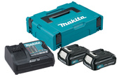 MAKITA Zestaw zasilający CXT 12V ładowarka aku 2x2,0Ah walizka 197658-5