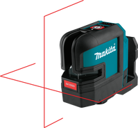 MAKITA Akumulatorowy laser krzyżowy 10,8V 12V czerwony SK105DZ + statyw