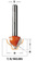 CMT Frez dekoracyjny A fi 19x50,8 mm S=12,7 R=6,4 Z2 RH 865.501.11