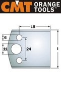 CMT PARA NOŻY PROSTYCH 40MM 32,5MM 44,5MM 690.193