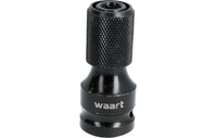 WAART Redukcja adapter udarowy 1/2" kwadrat na 1/4" HEX do bitów W29M904