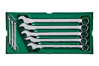 SATA Zestaw 8 kluczy płasko-oczkowych metr. ST09907